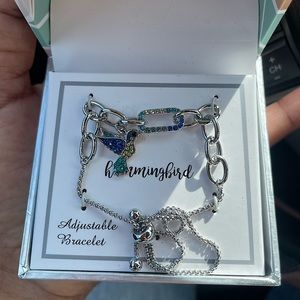 Hummingbird adjustable bracelet